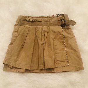 Burberry khaki skirt girls